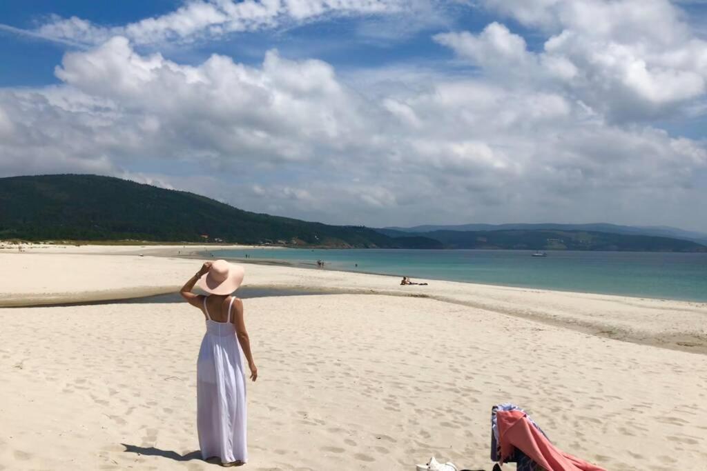 דירות פיניסטרה Junto Camino De Santiago,1ª Linea De Playa מראה חיצוני תמונה